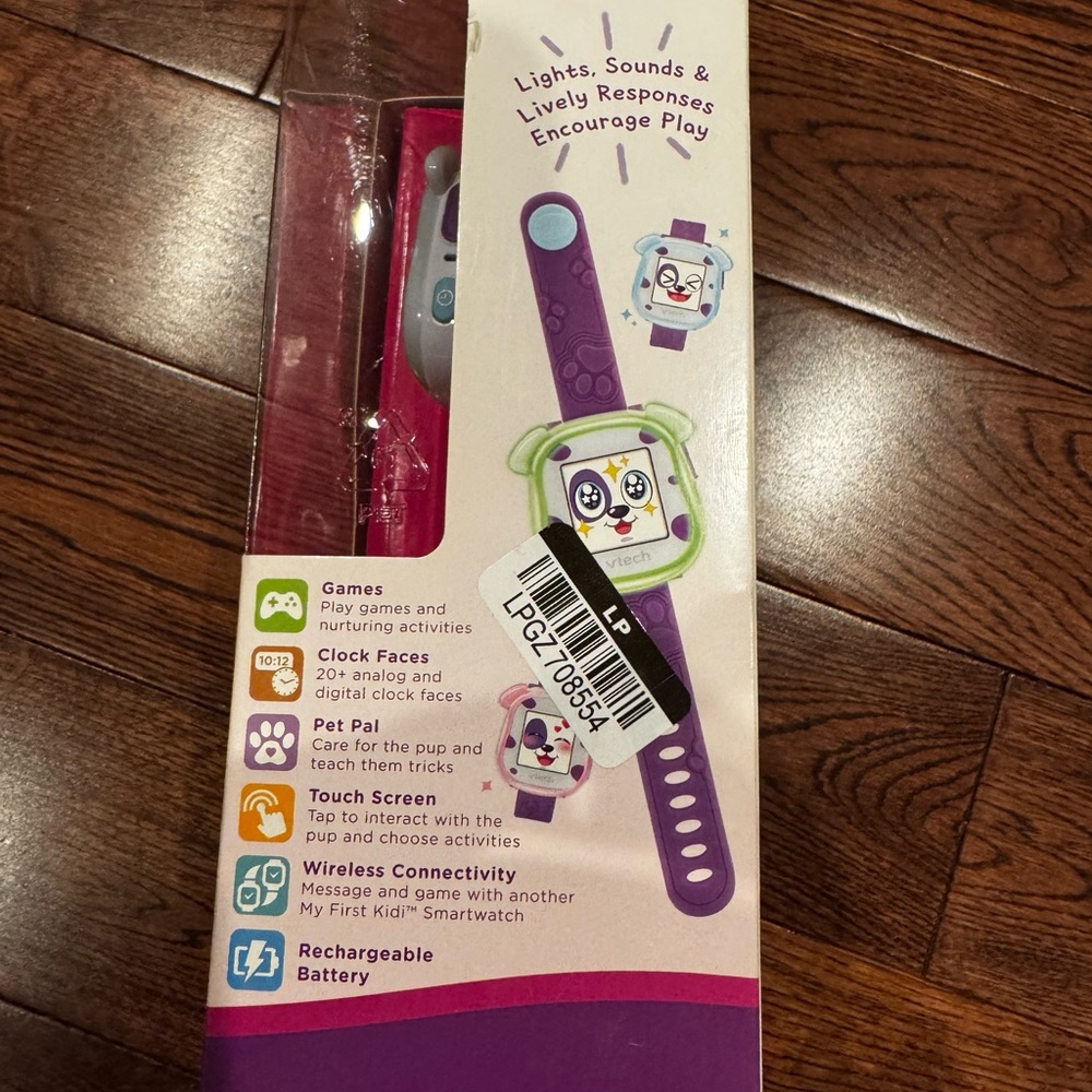 Vtech my first kids smartwatch Purple and White Interactive Kids Watch - Picture 3 of 4